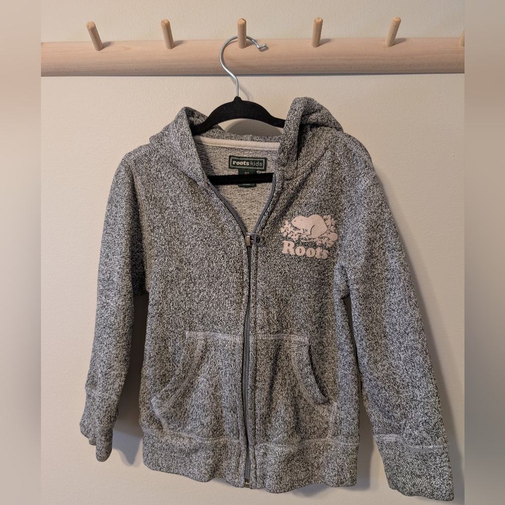 Roots Kids Grey Hoodie